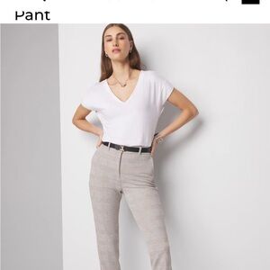 WHBM Elle Slim Ankle Plaid Pant – Size 10 (27” inseam)